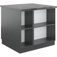 Vicco Fame-Line Keukeneiland – 90 cm met lade, zonder werkblad Bordeaux hoogglans/antraciet