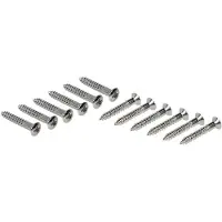 Boston WS-14-N Schroeven 2,4x16mm - 12 Stuks, Ovalen Verzinkt, Nikkelafwerking