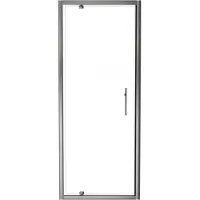 Linie Cadiz douche draaideur 80 cm x 190 cm Helder glas Brushed Chrome profiel