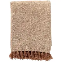 Dutch decor - SALLY - Plaid 140x180 cm - zacht - franjes - Cork - roze