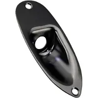 AllParts AP0610003 Zwarte Jackplate voor Strat met Montage-Schroeven