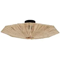 Good&Mojo Design plafondlamp Panama, dimbaar, hout licht, Woon-/ Eetkamer, Hout, Design, plafondlamp design