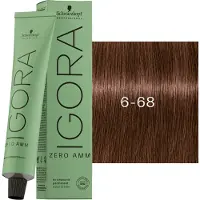 Schwarzkopf Professional Igora Zero Amm Permanente kleuring 60 ml 6-68