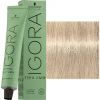 Schwarzkopf Haarverven Igora Zero Amm Cendrés & CoolsPermanent Color Cream 10-2 Ultrablond As