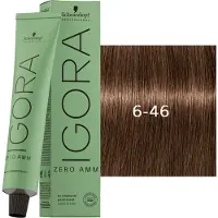 Schwarzkopf Professional Igora Zero Amm Permanente kleuring 60 ml 6-46