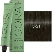 Schwarzkopf Professional Igora Zero Amm Permanente kleuring 60 ml 5-21