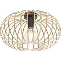 QAZQA Smart plafondlamp goud 39 cm incl. Wifi G95 - Johanna