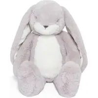 Bunnies By The Bay Floppy Nibble Konijn - Knuffeldier - Knuffel voor kinderen - Geborduurde details - 34 cm - Lila