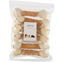 PETSTYLE LIVING geknoopt bot wit met kip 20-21 cm 6 st - Hondensnacks