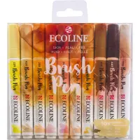 Talens Ecoline Brushpen Talens Ecoline set à 10 stuks huid