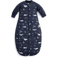 ErgoPouch Jersey Sleepsuit Slaapzak - 2,5 Tog - Slaapzak baby - Slaapzakken - Slaapzak - Slaapzak 8-24 md - Slaapzak 90 cm - Whale
