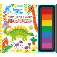 Standaard Uitgeverij Stempelen met je vingers Dinosaurussen