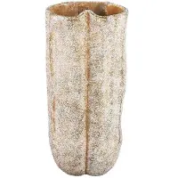 Ptmd collection PTMD Bloempot Roddie - 25x24x55 cm - Cement - Creme