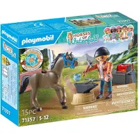 Playmobil Horses of waterfall 71357 hoefsmid Ben en Achilles |