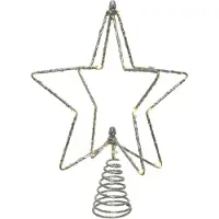 Kaemingk Kerstster Lumineo Zilverkleurig Kabel 20 x 5 x 25 cm MicroLED