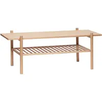 Hubsch Acorn Salontafel Vierkant Naturel