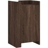 vidaXL Dressoir 45x35x75 cm bewerkt hout bruin eikenkleurig