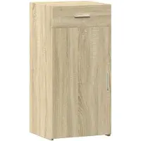 vidaXL Dressoir 45x42,5x93 cm bewerkt hout sonoma eikenkleurig