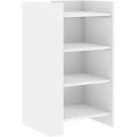 vidaXL Dressoir 45x35x75 cm bewerkt hout wit