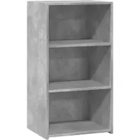 vidaXL Dressoir 50x41x93 cm bewerkt hout betongrijs
