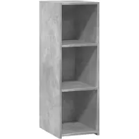 vidaXL Dressoir 30x41x93 cm bewerkt hout betongrijs