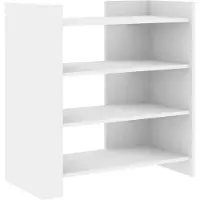 vidaXL Dressoir 73,5x35x75 cm bewerkt hout wit