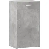 vidaXL Dressoir 50x42,5x93 cm bewerkt hout betongrijs