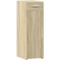 vidaXL Dressoir 30x42,5x93 cm bewerkt hout sonoma eikenkleurig