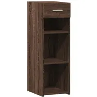 vidaXL Dressoir 40x42,5x93 cm bewerkt hout bruin eikenkleur
