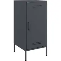 vidaXL Dressoir 36x39x79 cm staal antracietkleurig