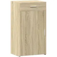 vidaXL Dressoir 50x42,5x93 cm bewerkt hout sonoma eikenkleurig