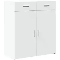vidaXL Dressoir 80x42,5x93 cm bewerkt hout wit