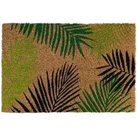 Ivol Kokosmat 'Leaf' met bladmotief - 40x60 cm