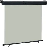 vidaXL Balkonscherm 175x250 cm grijs