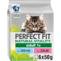 Perfect Fit Kattenvoer 1+ - Zalm & Zeevis Maaltijdzakjes- 36x50g