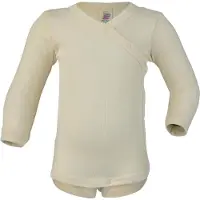 Engel - Kid's Wickelbody L/S - Merino-ondergoed 50/56, beige