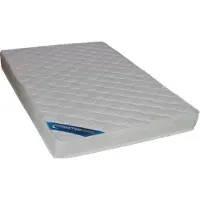 Vente-unique Set 140 x 190 cm bedbodem met opbergruimte, wit + matras van schuim van 15 cm dik - ZEUS van YSMÉE