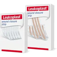 Leukoplast 12 x 100 mm zwaluwstaartjes/hechtstrips 60 stuks