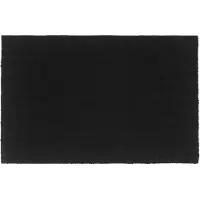 vidaXL Deurmat 65x100 cm getufte kokosvezel zwart