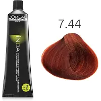L'Oréal Haarverven & Kleuringen Inoa Inoa Haarfarbe 7.44 middelblond diep koper 60 ml