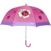 Playshoes kinderparaplu meisjes 70 cm polyester roze/paars