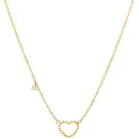 Lucardi Ketting goud / transparant