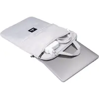 Nomad Laptop Sleeve Premium 15.6 Inch | Grijs | Laptoptas | Laptophoes met Extra Opbergvak