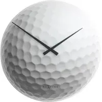 Nextime Tiger wandklok wit - NeXtime