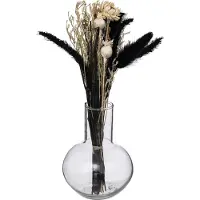 Atmosphera Gedroogde bloemen in vaas SUBLIMA, 27 cm