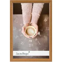 SecaDesign Linea Fotolijst Hout - Fotomaat 10x15 cm - Lichtbruin