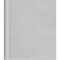 vidaXL Balkonscherm 120x500 cm 100% oxford polyester lichtgrijs