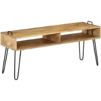 vidaXL Tv-meubel 110x35x45 cm massief mangohout