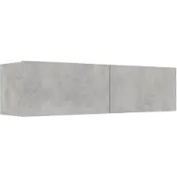 vidaXL Tv-meubel 120x30x30 cm bewerkt hout betongrijs