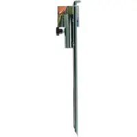 Camp Active Parasolhouder - verstelbaar - 50 cm - metaal/staal - voor stokken 2,5 - 3,5 cm - weerbestendig - parasolharing
